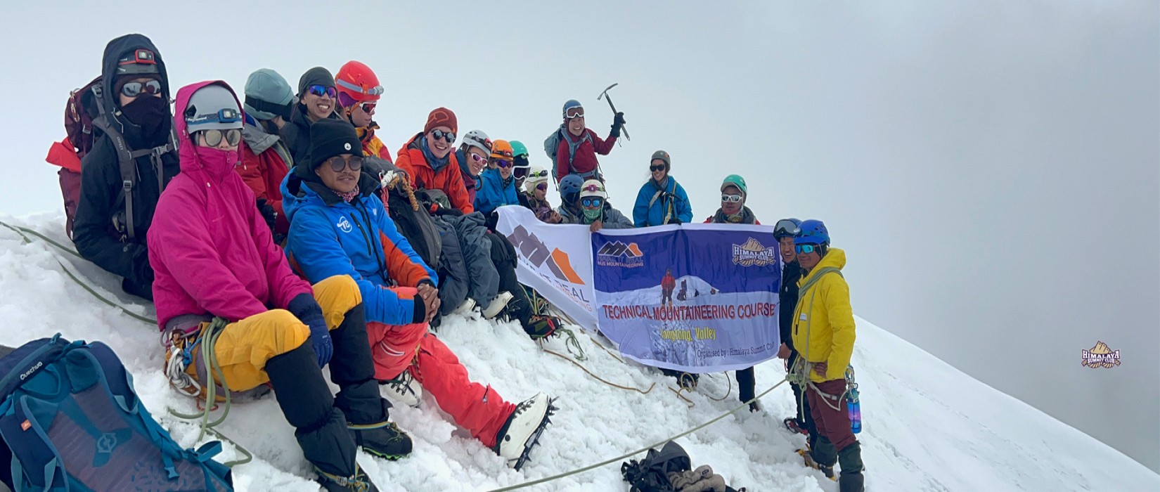 Scout Peak 5750m Summit of Himalayan Mountaineering Course Team 